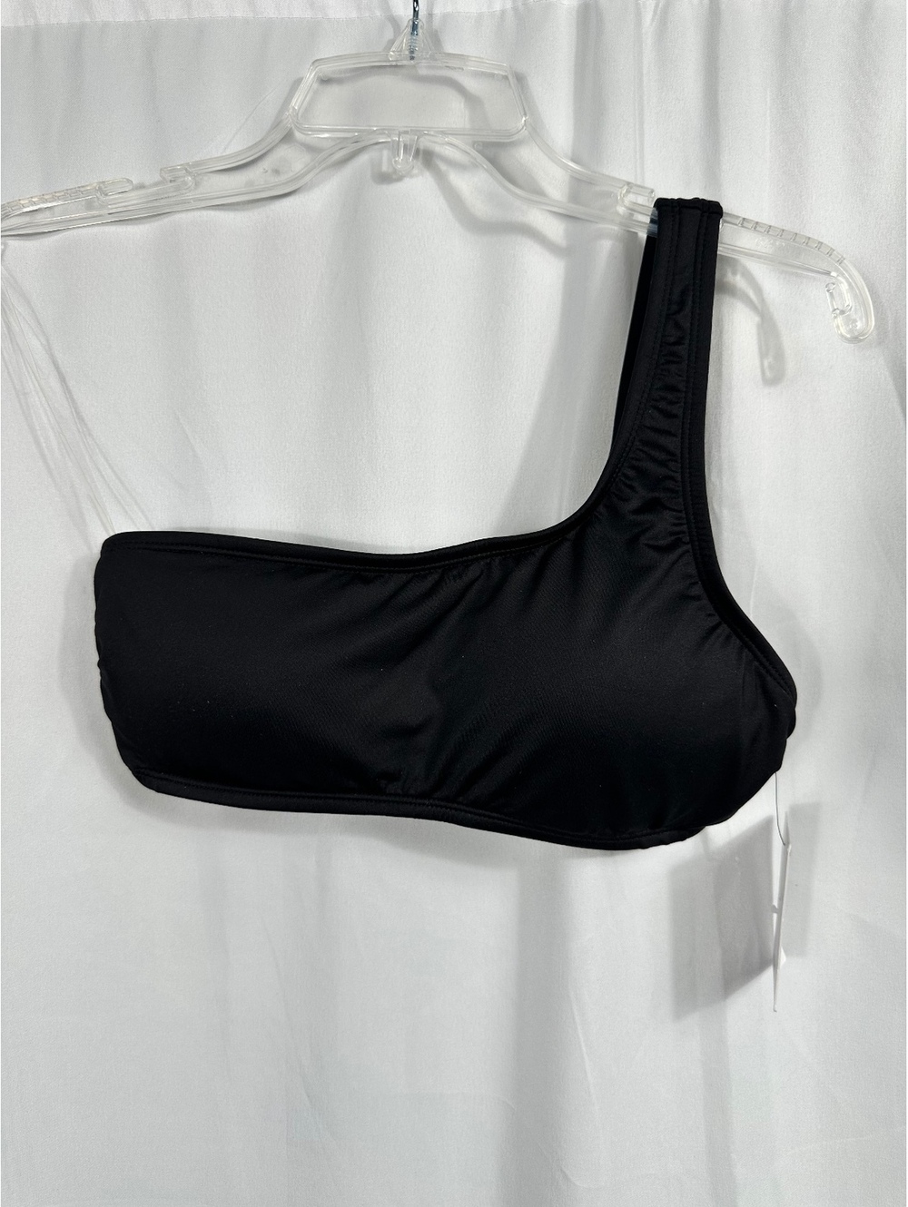 Gibson Latimer One-Shoulder Black Bikini Top XS